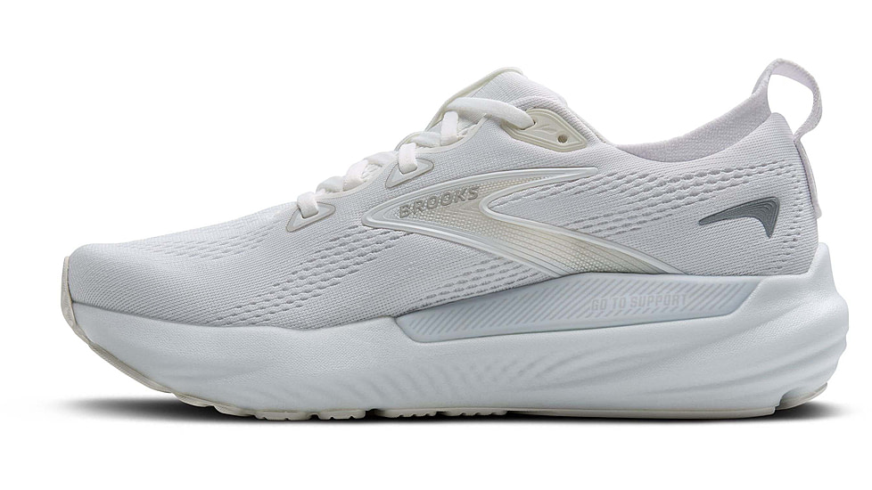 Brooks Glycerin GTS 22 Road Running Shoes - Womens, White/White/Grey, 6.0 US/Medium, 1204351B151.060