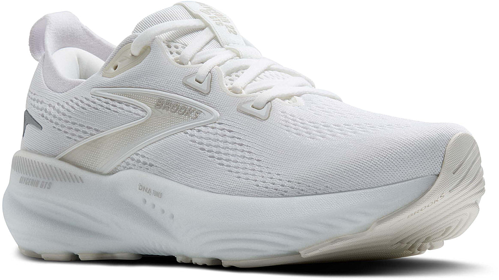 Brooks Glycerin GTS 22 Road Running Shoes - Womens, White/White/Grey, 6.0 US/Medium, 1204351B151.060