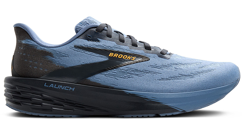 Brooks Launch 11 Road Running Shoes - Mens, Country Blue/Ebony/Orange, 9.5, 1D, 1104501D461.095