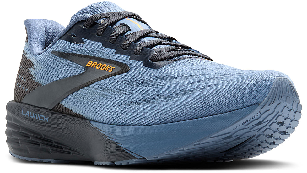 Brooks Launch 11 Road Running Shoes - Mens, Country Blue/Ebony/Orange, 9.5, 1D, 1104501D461.095