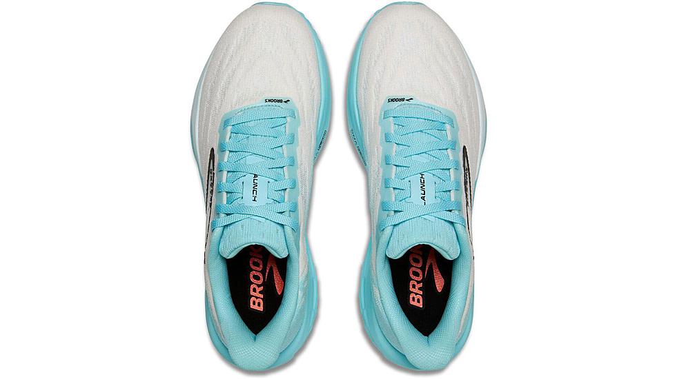 Brooks Launch 11 Road Running Shoes - Womens, White/Atomizer/Pink Clay, 10, 1B, 1204391B105.100