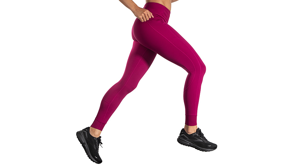 Brooks Momentum Thermal Tight - Womens, Dk Mauve, Medium, 221501668.030