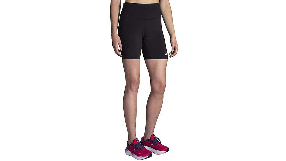 Brooks Spark 8 Short Tight - Womens, Black, Small, 221662001.025