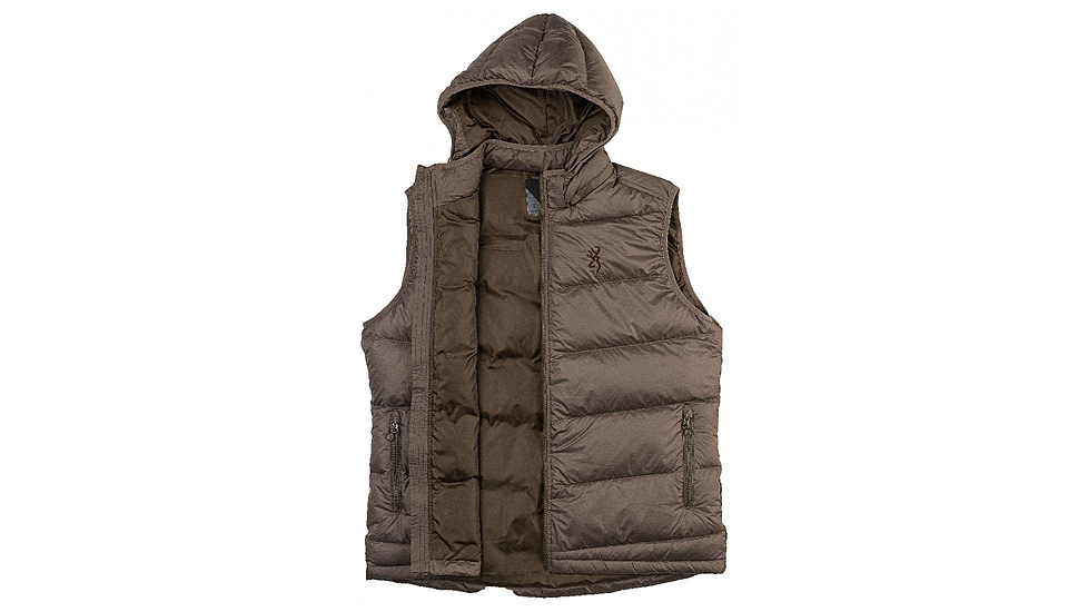 Browning Arctic Down Vest - Mens, Chocolate, Small, 3055129801