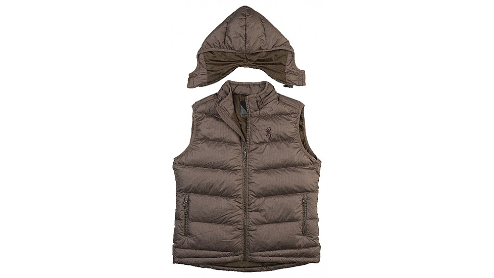 Browning Arctic Down Vest - Mens, Chocolate, Small, 3055129801