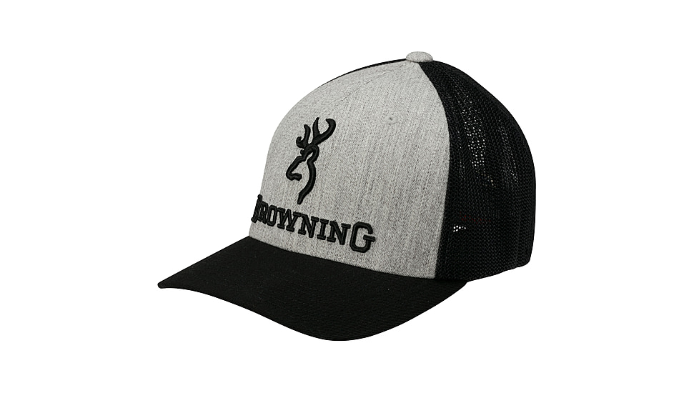 Browning Branded Cap, Heather, Small / Medium, 308375692