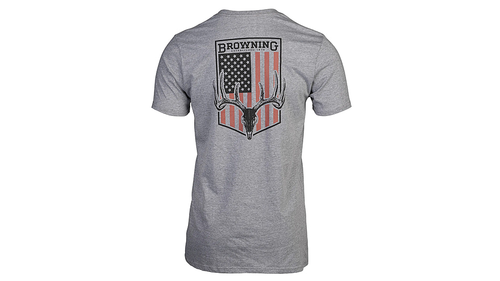 Browning WT Flag Short Sleeve T-Shirt - Mens