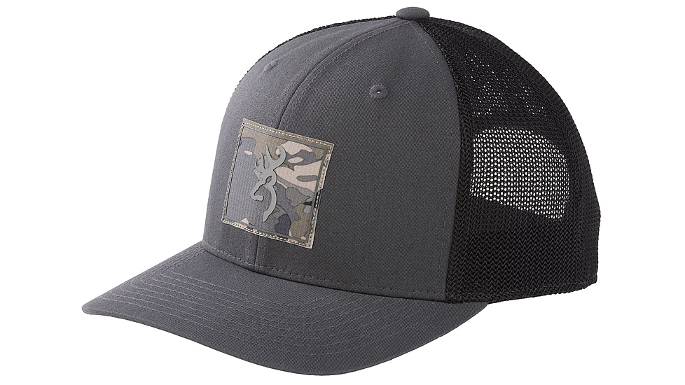 Browning Cypress Cap w/Circle Patch Ovix - Mens - Carbon, 308762791