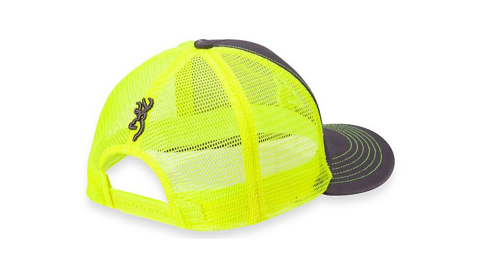 Browning Flashback Cap,Charcoal/Neon Green 308177541