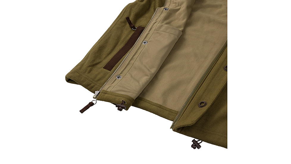 Browning Hydro-Fleece Jacket - Mens, Dark Olive, Large, 3041218403