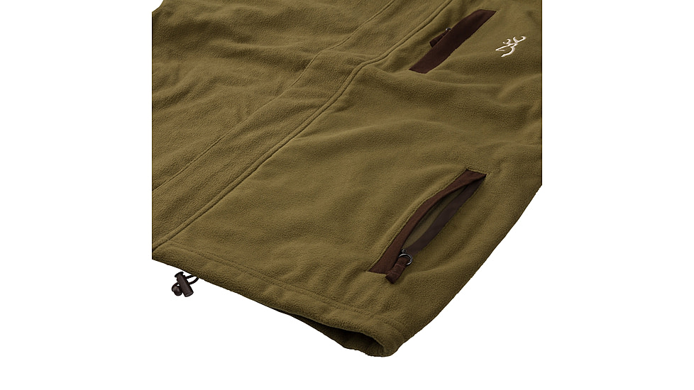 Browning Hydro-Fleece Jacket - Mens, Dark Olive, Large, 3041218403