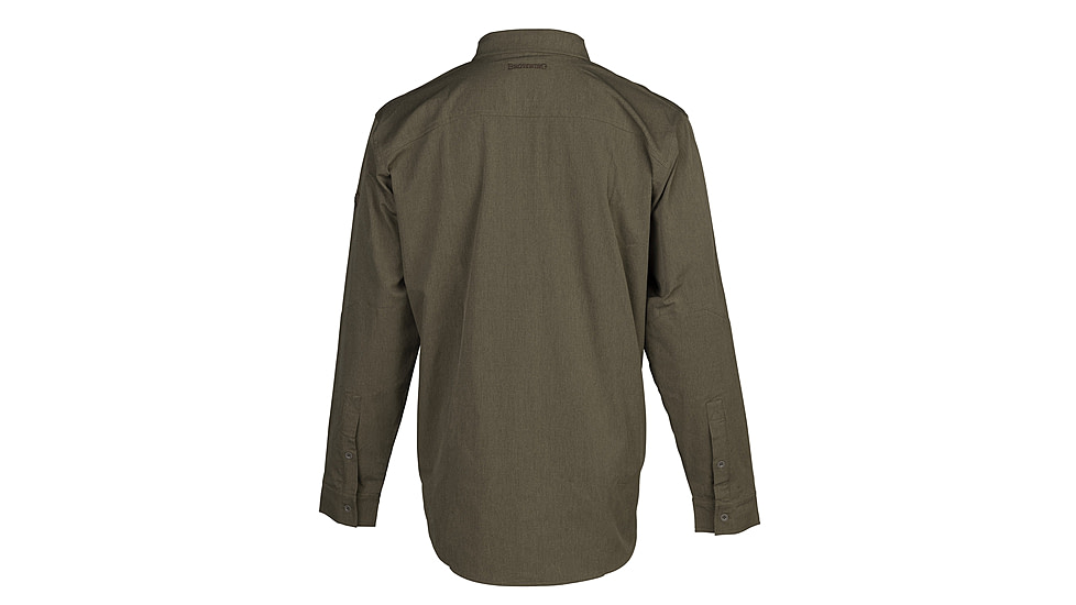 Browning Lightweight Button Down Shirt - Mens, Green, Medium, 3012726402