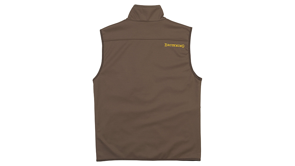 Browning Soft Shell Vest - Mens, Major Brown, Small, 3053109801