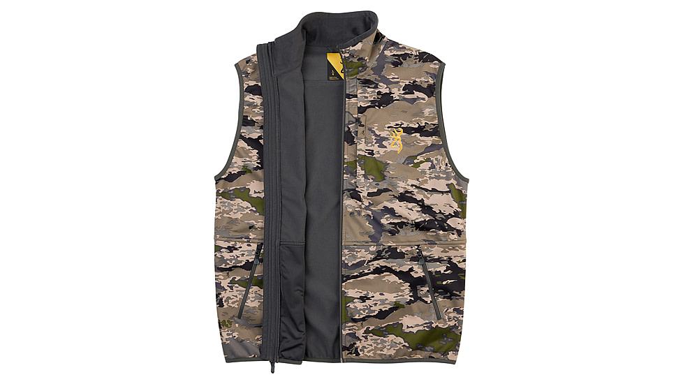Browning Soft Shell Vest - Mens, Ovix, Small, 3053103401