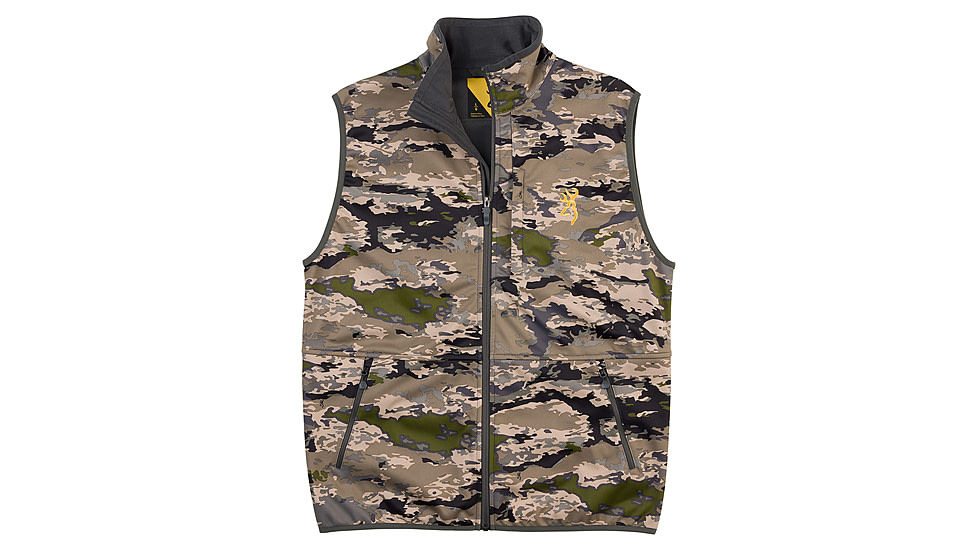 Browning Soft Shell Vest - Mens, Ovix, Small, 3053103401