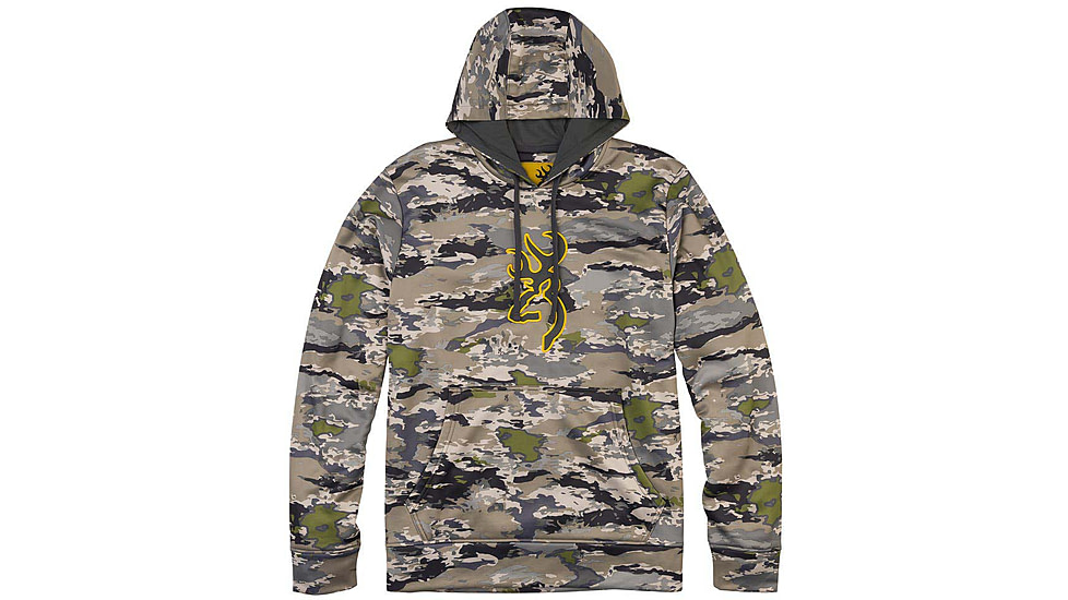 Browning Long Sleeve Tech Hoodie - Men's, Ovix, Large, 3011883403