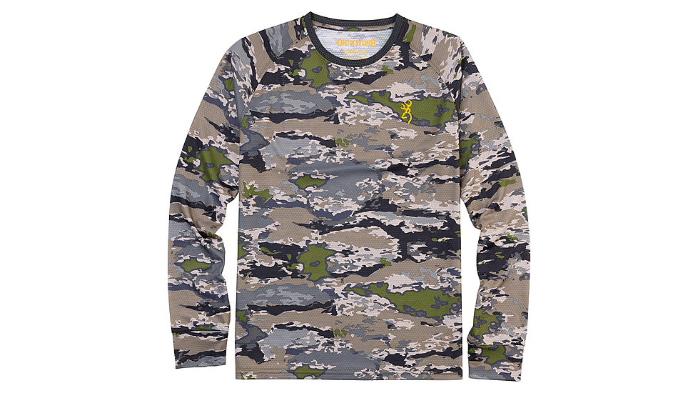 Browning Tech Long Sleeve T-Shirt - Mens, 2XL, Ovix, 3011743405