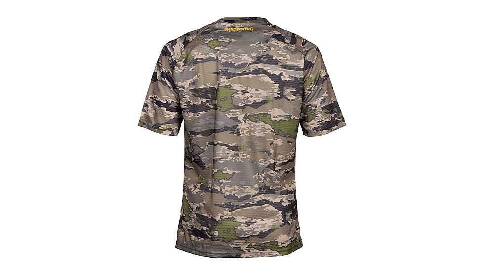 Browning Tech Short Sleeve T-Shirt - Mens, Extra Large, Ovix, 3011663404