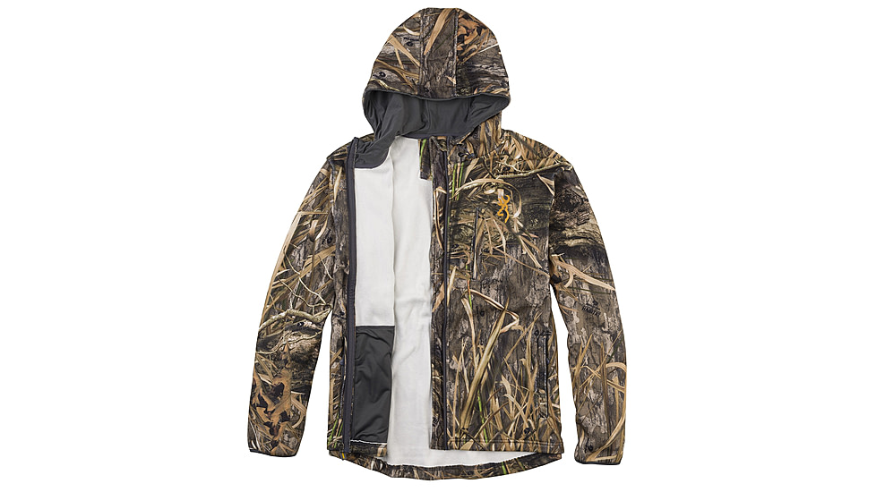 Browning Wasatch Fleece Jacket - Mens, Mossy Oak Shadow Grass Habitat, Medium, 3048695902