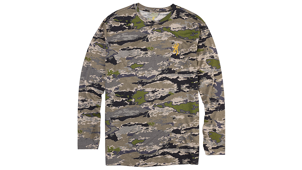 Browning Wasatch Long Sleeve T-Shirt - Mens, Ovix, XL, 3017823404