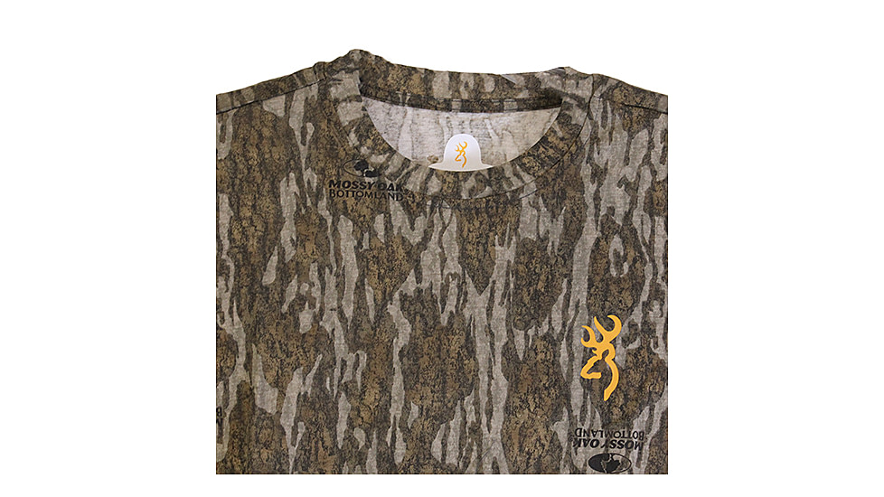 Browning Wasatch Short Sleeve Shirt - Men's, Mossy Oak Bottomlands, 2XL, 3017811905
