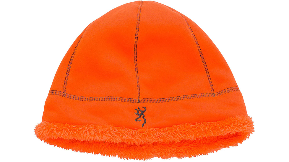 Browning Wicked Wing Highpile Beanie, Blaze, One Size, 30866801