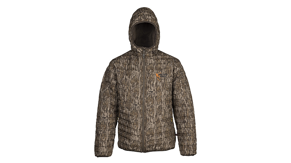 Browning Wicked Wing Hybrid Down Jacket - Mens, 2XL, Mossy Oak Bottomland, 3040191905