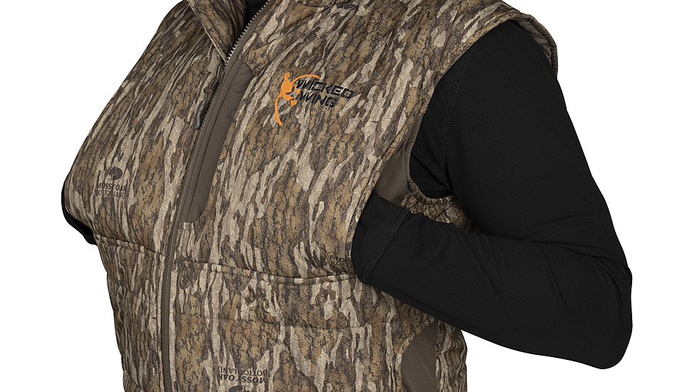 Browning Wicked Wing Insulated Vest - Mens, 3XL, Mossy Oak Bottomland, 3050431906