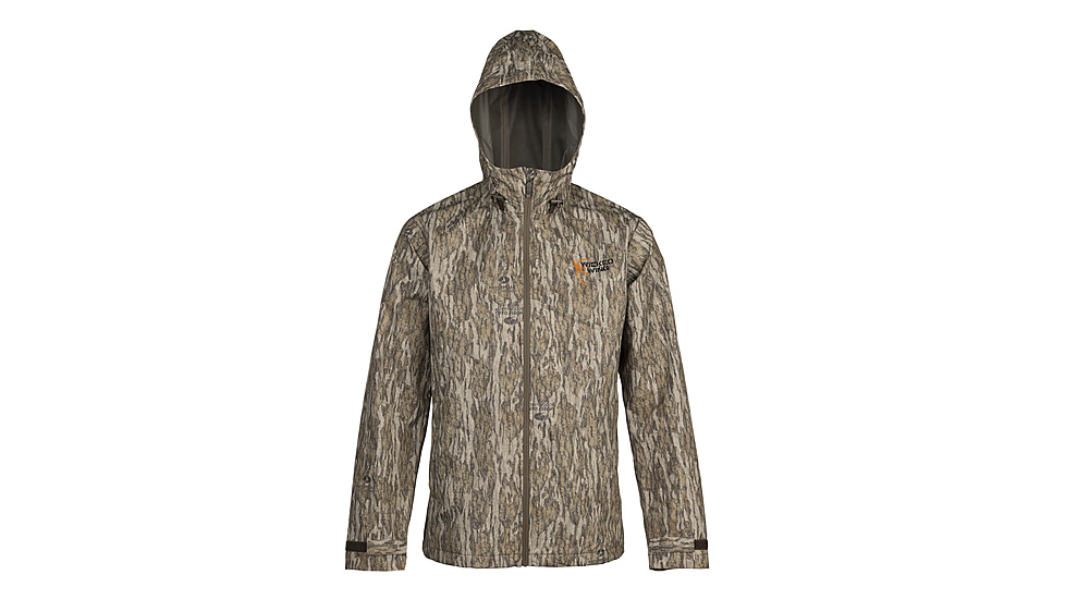 Browning Wicked Wing Rain Shell Jacket - Mens, Small, Mossy Oak Bottomland, 3040211901