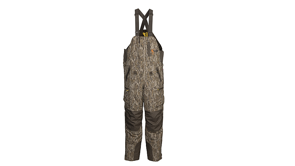Browning Wicked Wing Waterfowl Insulated Bib - Mens, Extra Large, Mossy Oak Bottomland, 3060011904