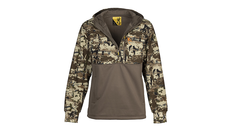 Browning Wicked Wing Waterfowl Smoothbore Hoodie - Mens, Small, Auric, 3012483501