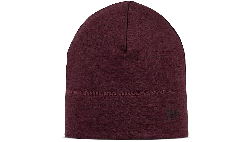 Buff Merino Lightweight Beanie Solid Hat -Unisex, Garnet, 113013.653.10.00