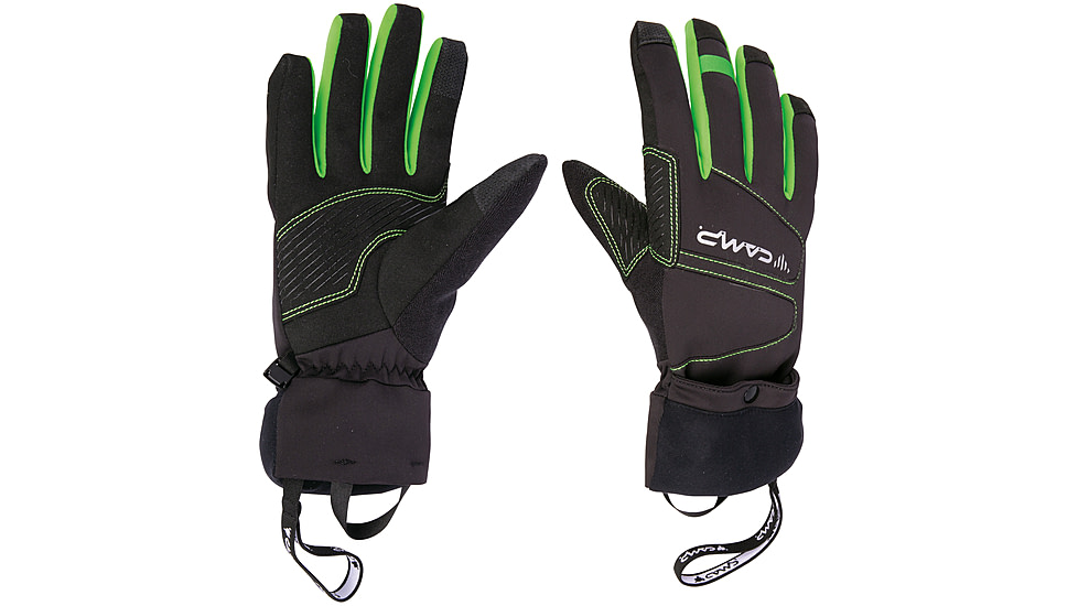 C.A.M.P. G Comp Warm Gloves, Black/Green, Small, 3396S
