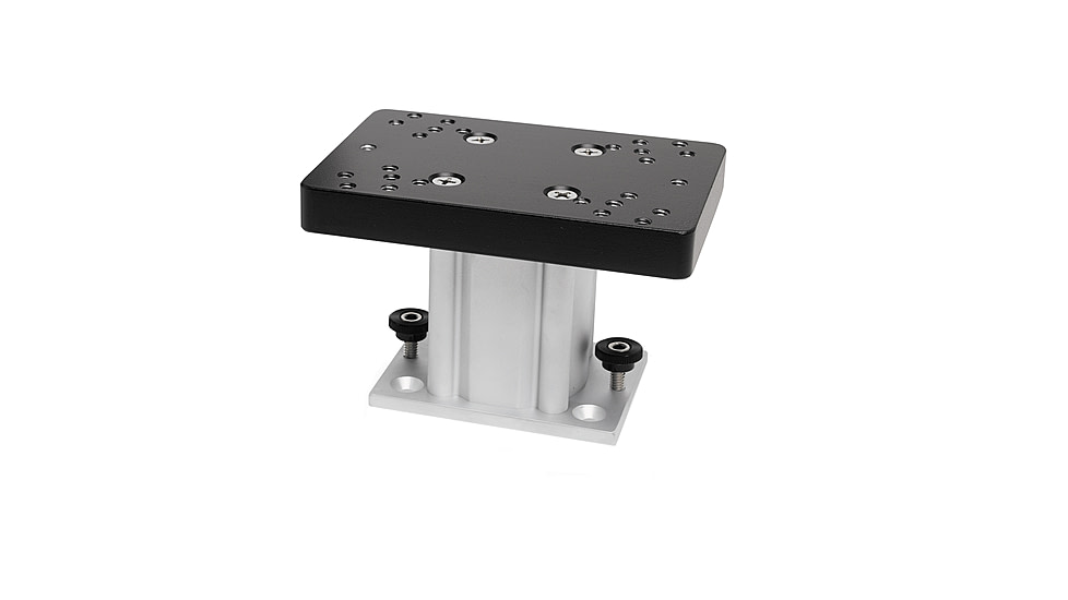 Cannon 4 In. AlumInum Fixed Base Pedestal Mount, 4in, 1904030