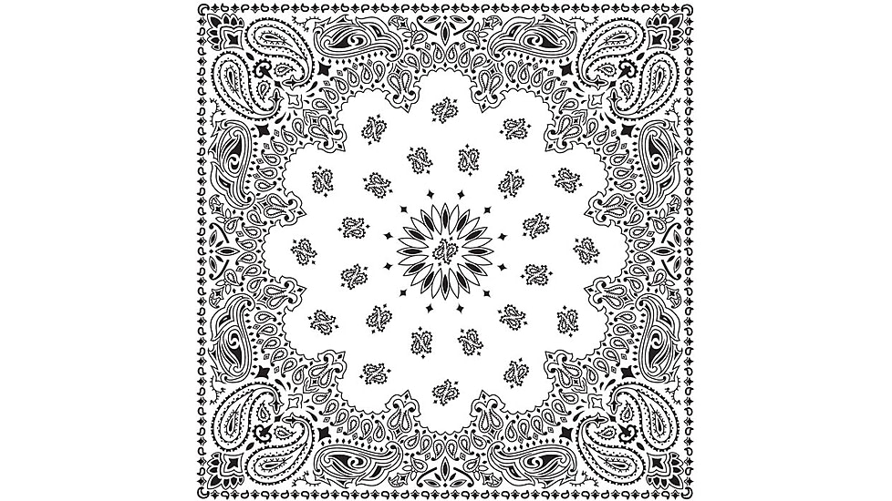 Carolina Manufacturing Bandanas Red W/hang Tag &amp; Upc B22PAI-000001 UPC