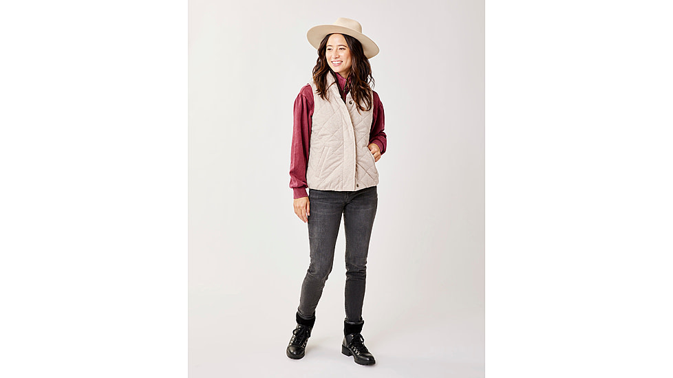 Carve Designs Betty Vest - Womens, Light Khaki, Extra Small, JCVT27-244-XS