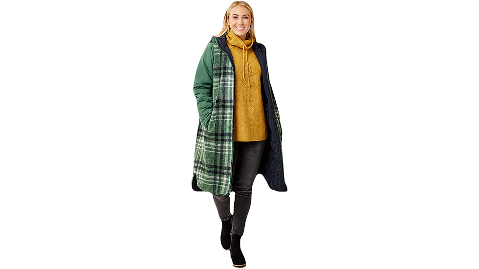 Carve Designs Donner Reversible Jacket - Womens, Cilantro/Black, Medium, JCMS10-375-MD