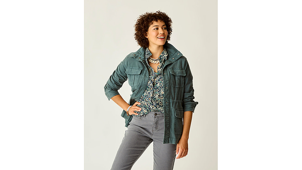 Carve Designs Opal Utility Jacket - Womens, Slate, Extra Small, JCRU10-030-XS