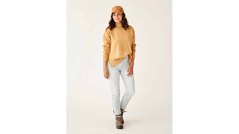 Carve Designs Woodward Sweater - Womens, Camel Heather, Medium, SWTN10-728-MD
