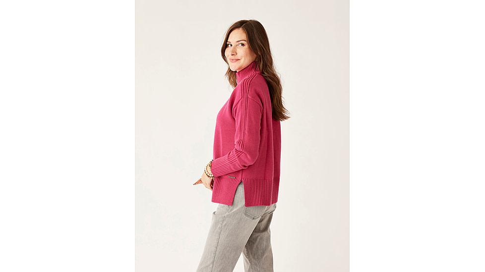 Carve Designs Woodward Sweater - Womens, Raspberry, Large, SWTN10-798-LG