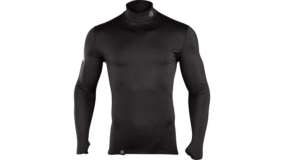 Coldpruf Peak Performance Warmer Mock Top - Men's, Black, Medium, 72MMDBK
