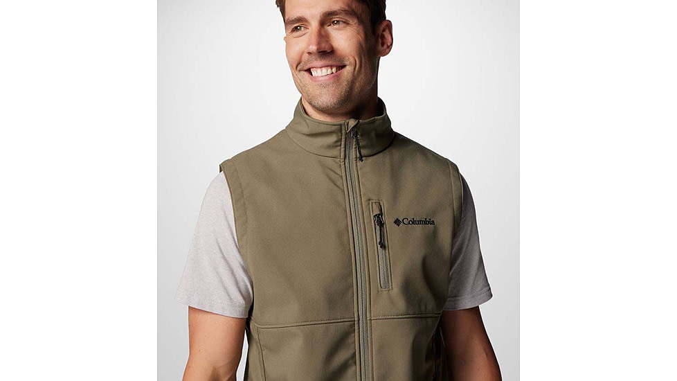 Columbia Ascender II Softshell Vest - Mens, Stone Green, Medium, 2090471-398-M