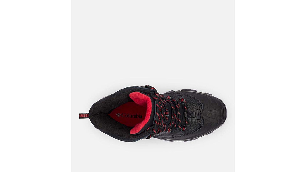 Columbia Bugaboot III Boots - Mens, Black/Bright Red, 10 US, 1791221-012-10