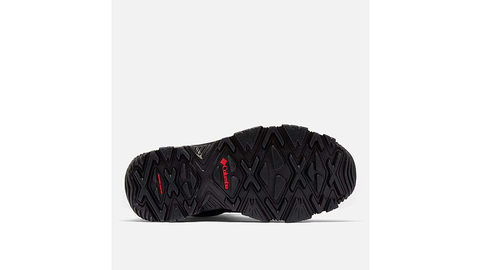 Columbia Bugaboot III Boots - Mens, Black/Bright Red, 10 US, 1791221-012-10