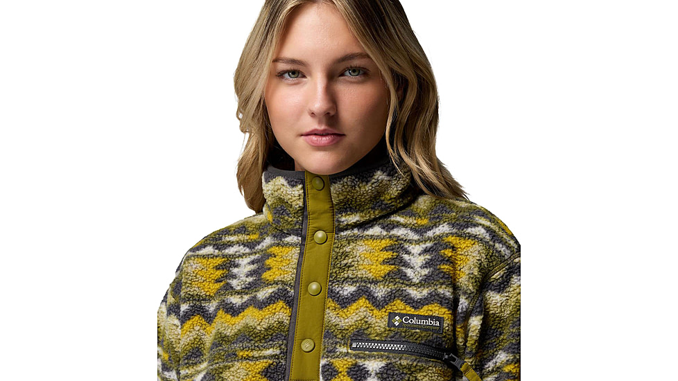 Columbia Helvetia II Printed Cropped Half Snap - Womens