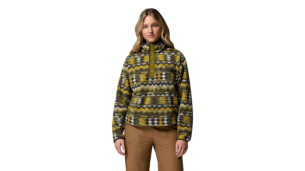 Columbia Helvetia II Printed Cropped Half Snap - Womens