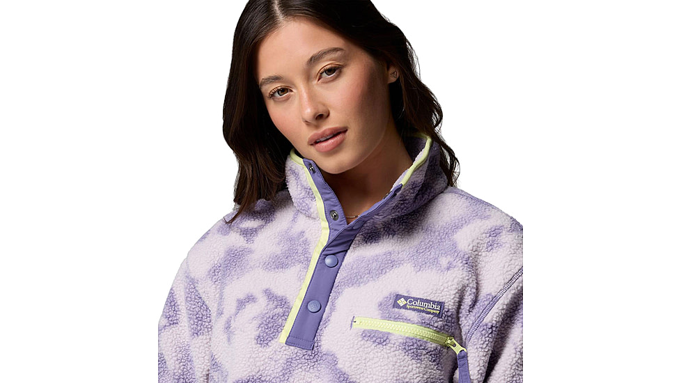 Columbia Helvetia II Printed Cropped Half Snap - Womens