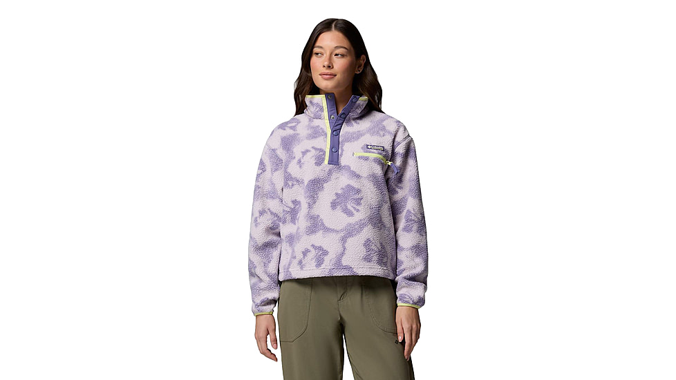 Columbia Helvetia II Printed Cropped Half Snap - Womens