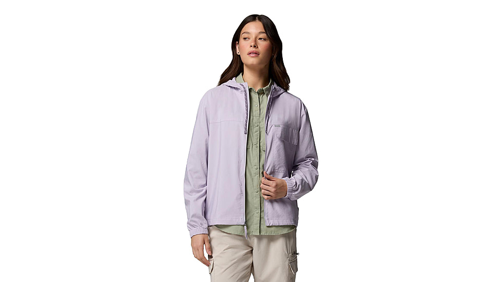 Columbia Skien Valley Hooded Long Sleeve Shirt - Womens