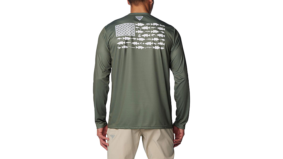 Columbia Terminal Tackle PFG Fish Flag Long Sleeve - Mens